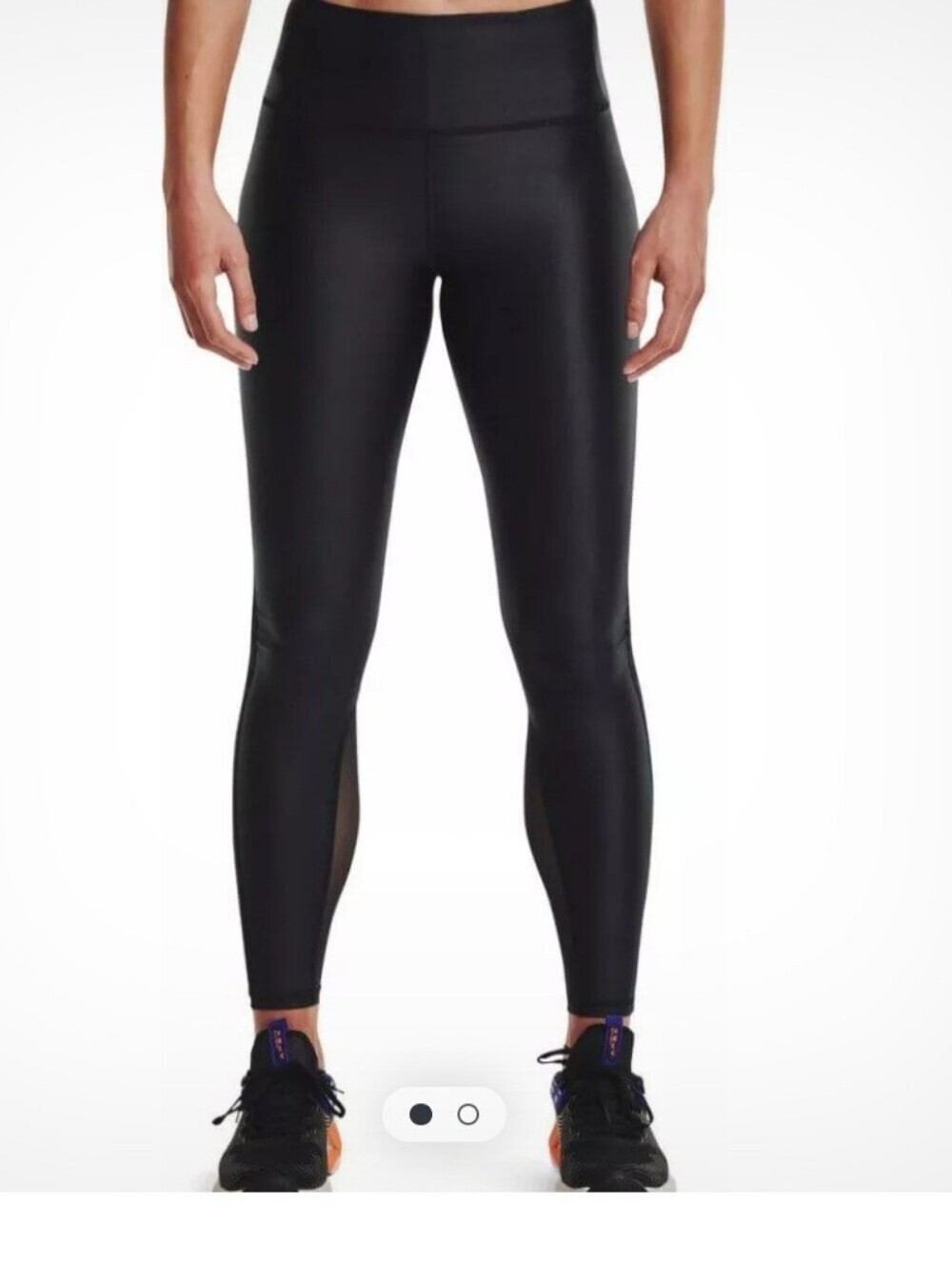 NWT. UNDER ARMOUR ISO-CHILL COMPRESSION LEGGINGS W/ WHITE LOGO . SIZE X- SMALL.